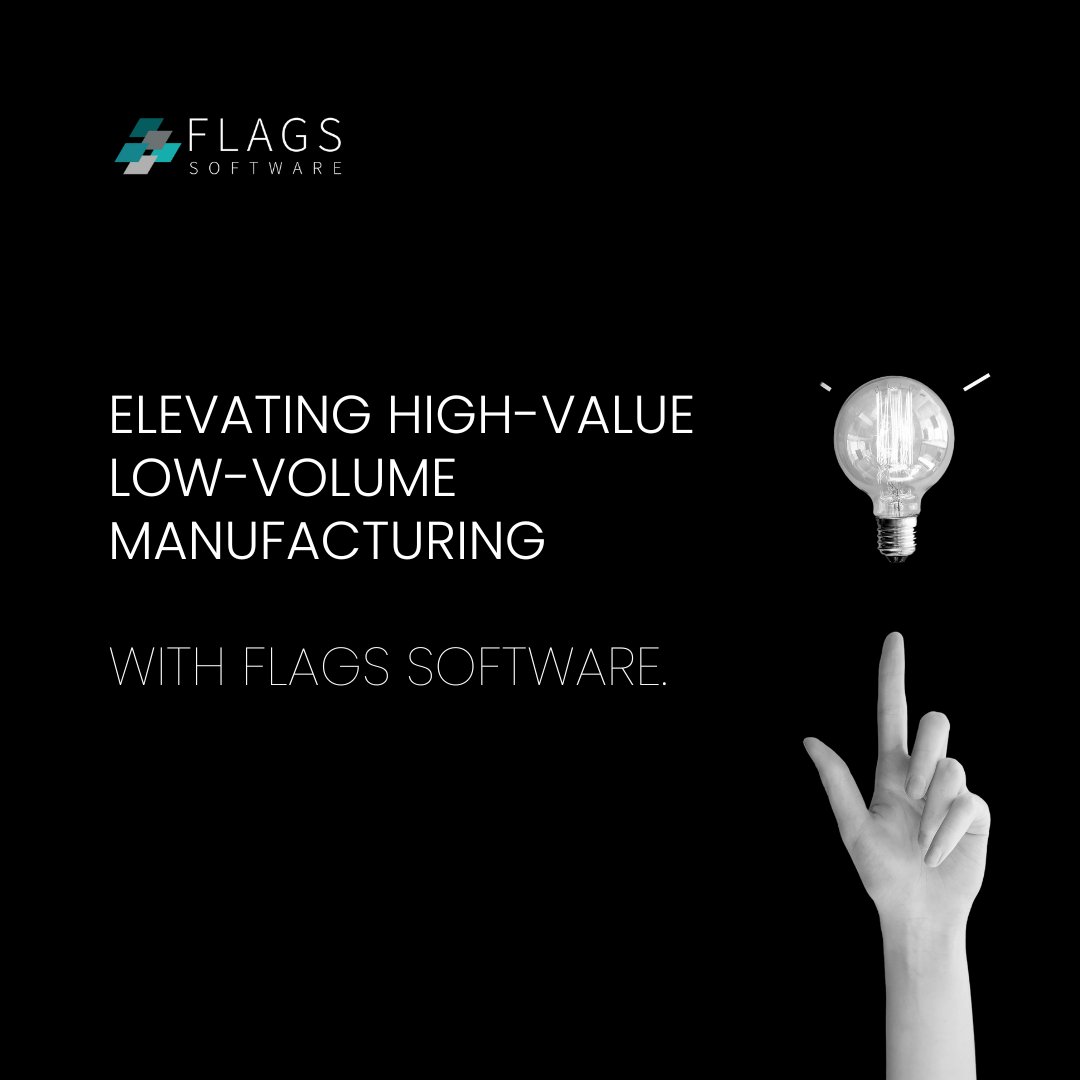 Elevate high-value, low-volume manufacturing with FLAGS! 🏭 Navigate unique challenges with impeccable quality, full control & complete traceability. Every product reflects excellence. Discover how FLAGS supports this niche. Reach out now. #HighValueManufacturing #QualityControl