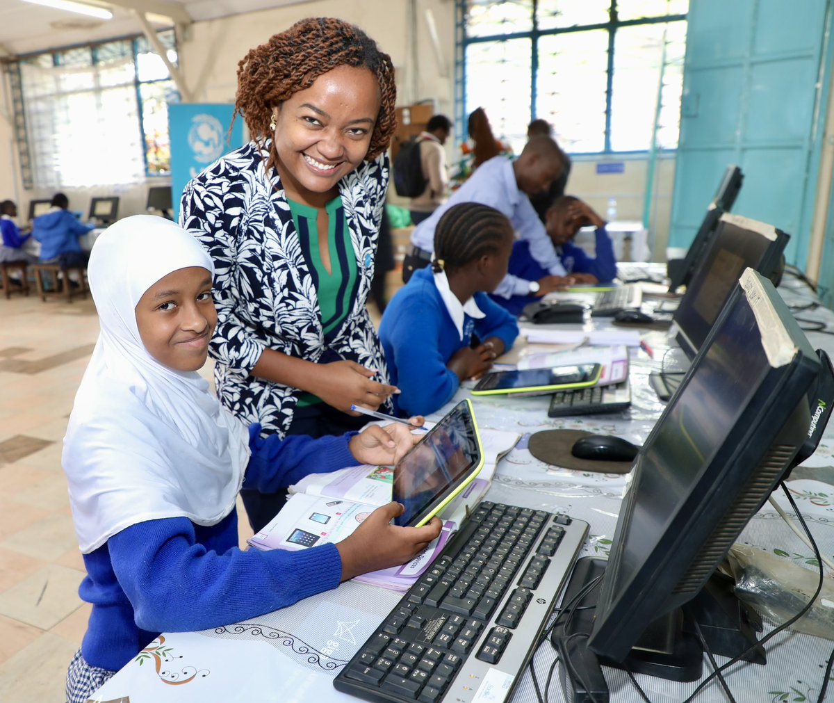 UNICEFKenya's tweet photo. .@EduMinKenya, @EuinKenya &amp; @UNICEFKenya will today launch the last-mile connectivity for schools project, under the UNICEF &amp; @Gigaglobal initiative.

The project will connect 1,000 primary schools to the Internet &amp; enhance learning opportunities for over 369,400 learners. https://t.co/CCjcTQc2GJ