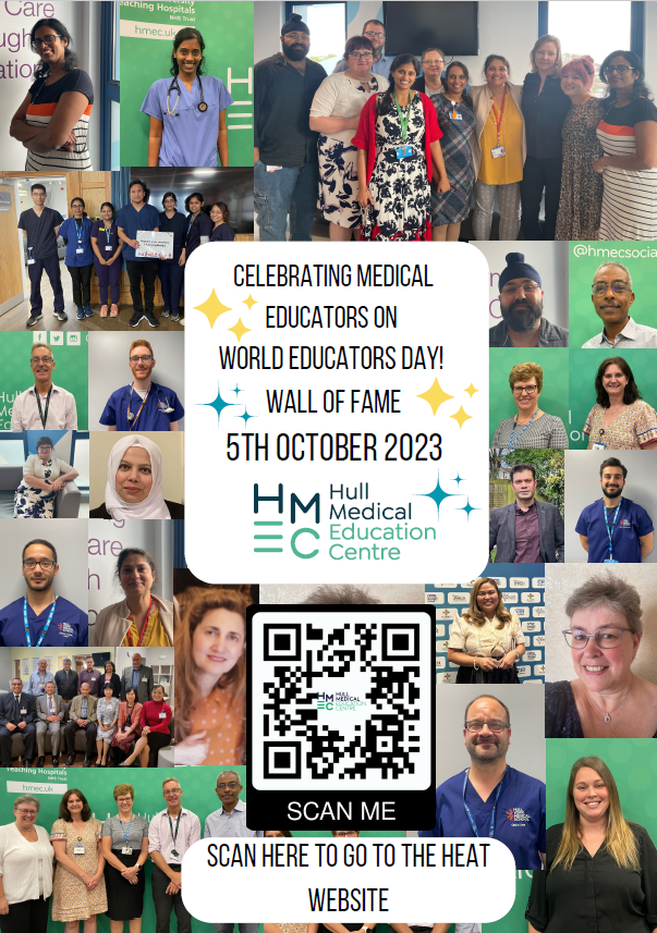 HEYNHSmec's tweet photo. Happy World Educators Day!
Thank you from the Medical Education Centre๐ฉท๐
#meded #worldeducatorsday #nhs https://t.co/4yGUf9Z2dg