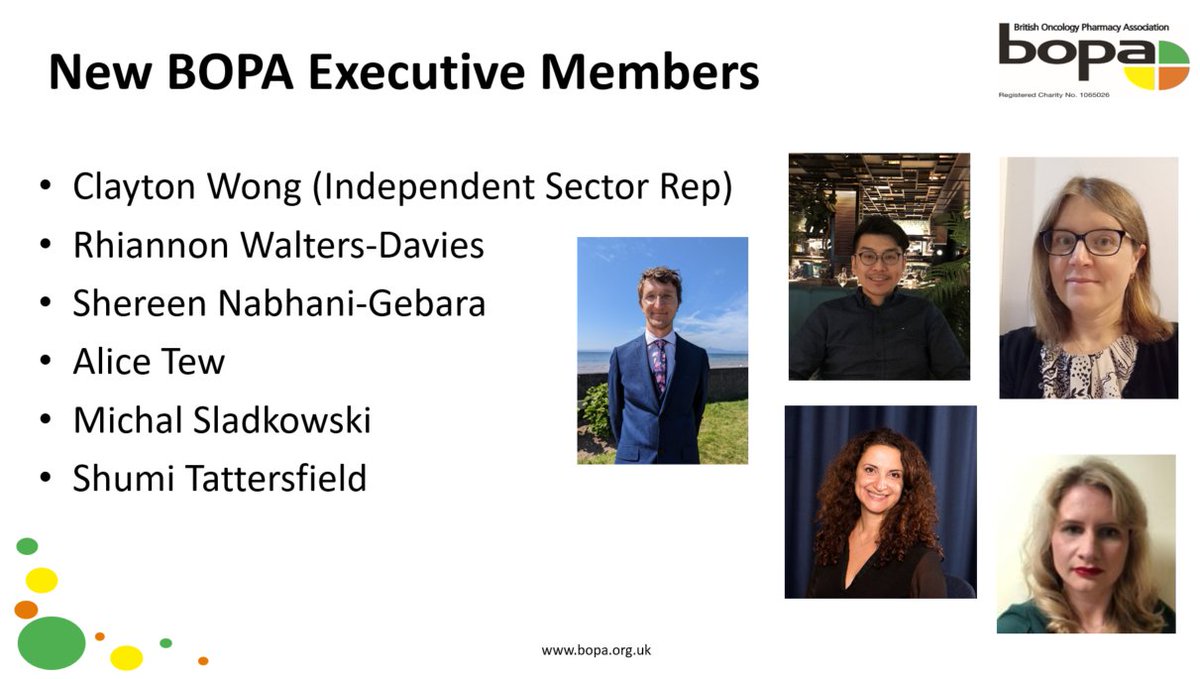 Thank you to our outgoing <a href="/BOPACommittee/">BOPA Committee</a> exec members <a href="/BastiaanbP/">BastiaanB Oncology Pharmacist @bastiaanbp.bsky.soc</a> <a href="/ClareGeoghegan/">Clare Geoghegan</a> @JimmyC85 &amp; Rebecca Devine &amp; Lynn Ansell 
&amp; WELCOME to our new exec members <a href="/Clayts_wkc/">Clayton K.C. 💙</a> <a href="/SladkowskiM/">Michal</a> <a href="/shereenabhani/">ShereenNabhaniGebara</a>  <a href="/RhiannonWalte16/">Rhiannon Walters-Davies</a> Alice Tew &amp; Shumi Tattersfield 
#BOPA2023
