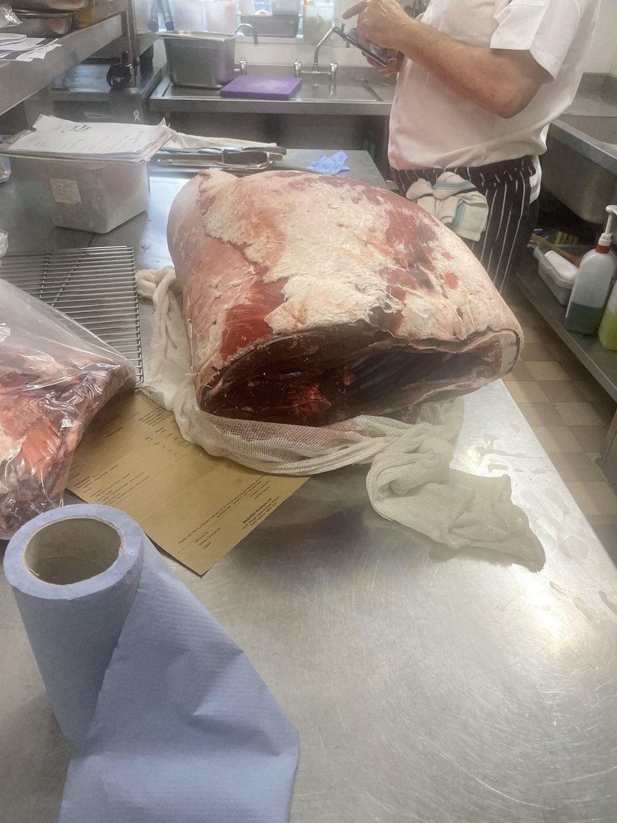 Henry moaning that the 8kg bit of venison he ordered and now has to butcher has arrived at 17kg. Deep down we all know he’s delighted