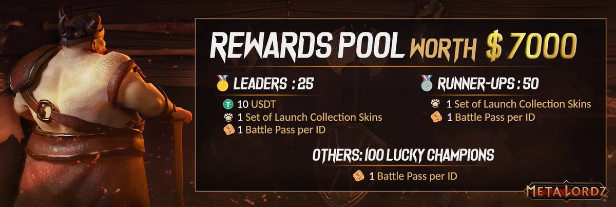 Meta_Lordz's tweet photo. Its time to Unite For Glory👑

Gear up for the ultimate gaming odyssey⚔️

🪄The Meta Lordz Alpha Release is on it's way! 

Challenge your skills, ignite your passion, and join the quest🎇

 Join now: https://t.co/dU2kg1Krcx

Participate and grab the exciting rewards that is awaiting you🎁

#MetaLordzAdventure #MetaLordzAdventure #GamingRevolution #PreAlphaQuest #EpicGamingJourney