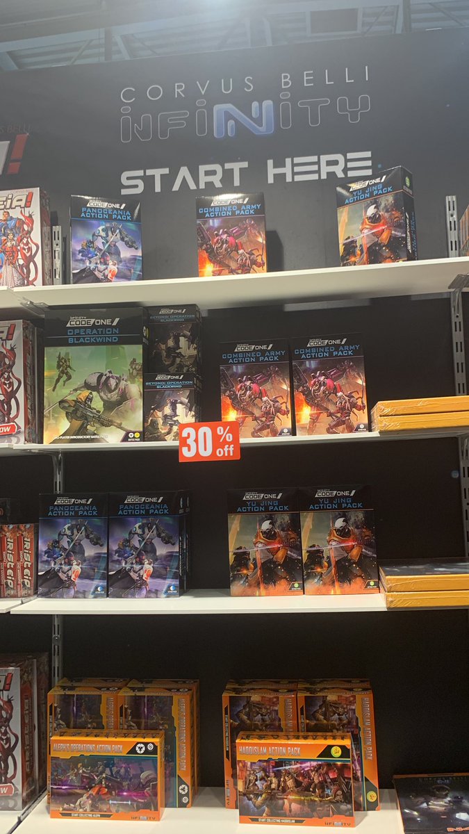 InfinityTheGame's tweet image. Come by our booth at #SPIEL23. We have new products and great discounts! 🎲