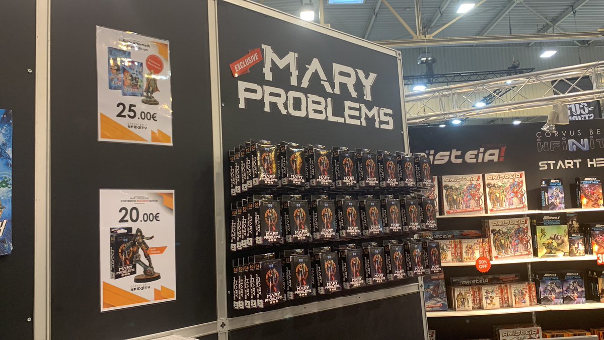 InfinityTheGame's tweet image. Come by our booth at #SPIEL23. We have new products and great discounts! 🎲