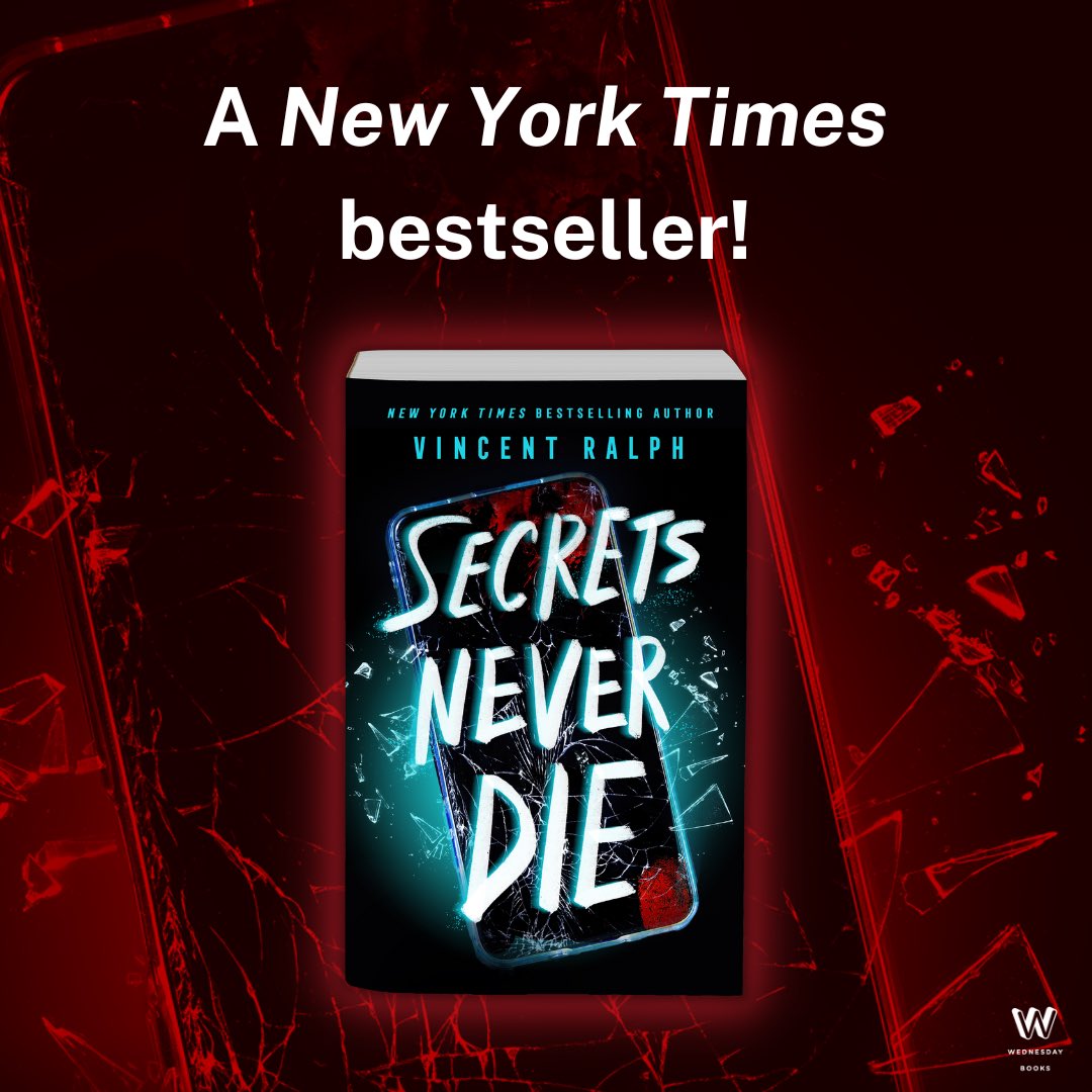 Secrets Never Die is a New York Times bestseller!!! 🎉🎉 Thank you to the amazing team at Wednesday Books, all the incredible booksellers in the US and, of course, every single person who has read this story. Three bestsellers in a row is beyond my wildest dreams.