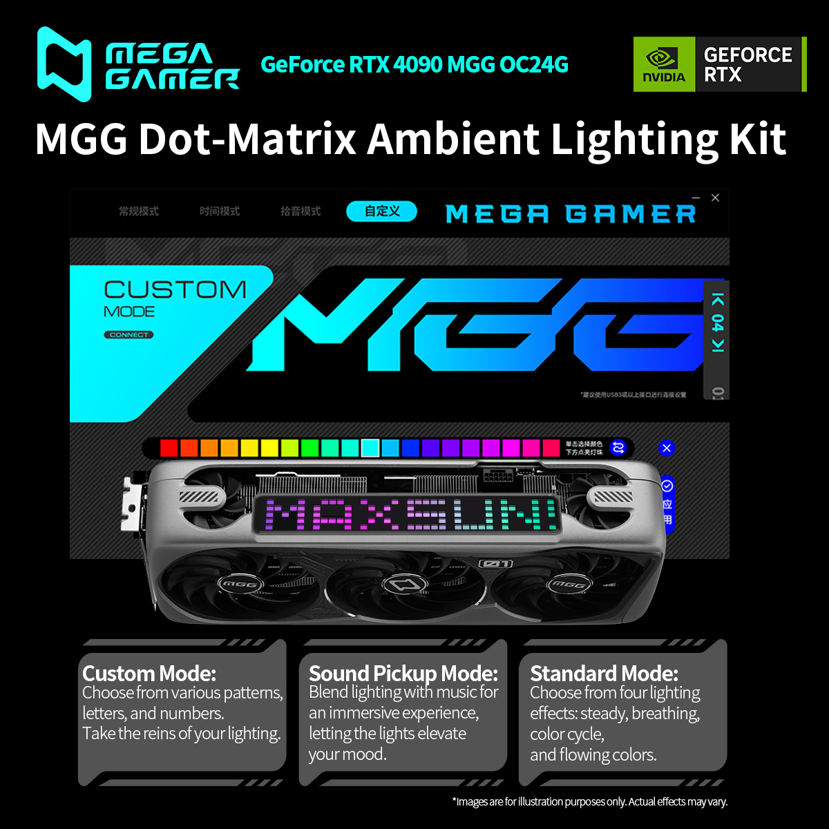 MaxsunOfficial's tweet image. 🌟 Craft your gaming aesthetic with MAXSUN RTX 4090 MGG! Customize your RGB settings with endless possibilities. #CustomizeYourGame #MegaDream

Learn More:maxsun.com/products/gefor… 

#MGG #MAXSUN #RTX #MEGADREAM #MEGAGAMER