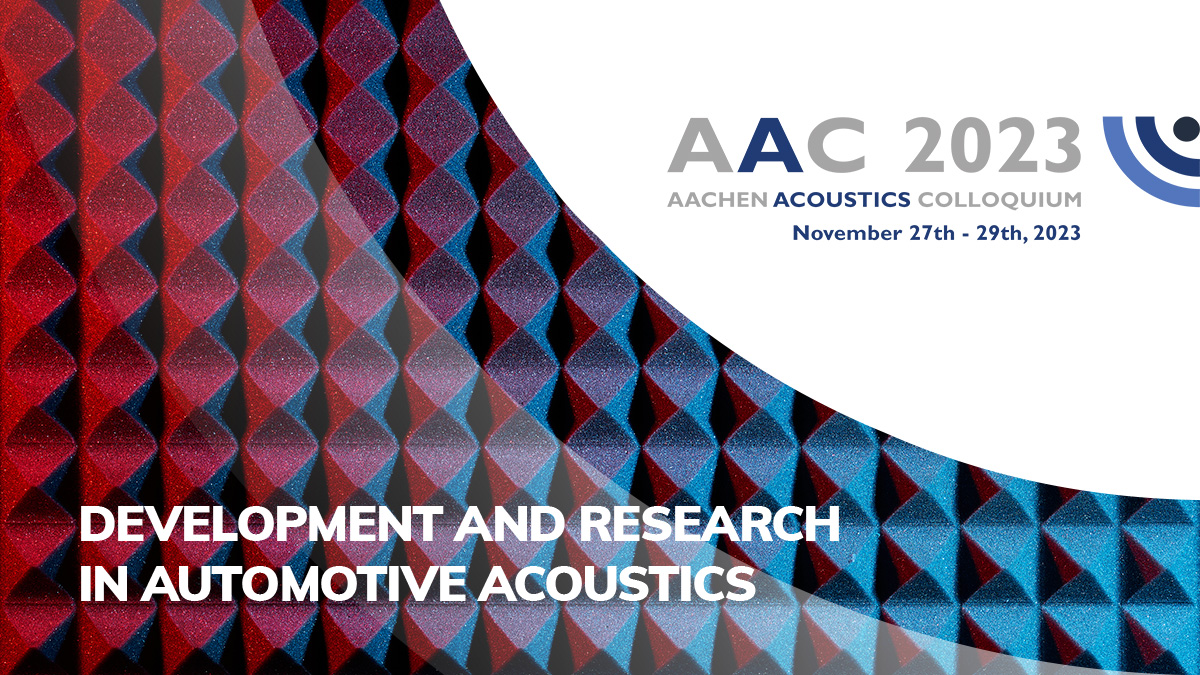 Join us at the Aachen Acoustics Colloquium! With 21 technical lectures, two plenary speeches, and a never-before-seen exhibition, you don't want to miss this opportunity! Don't delay; sign up today & get a front-row seat to the next wave of acoustics innovation.