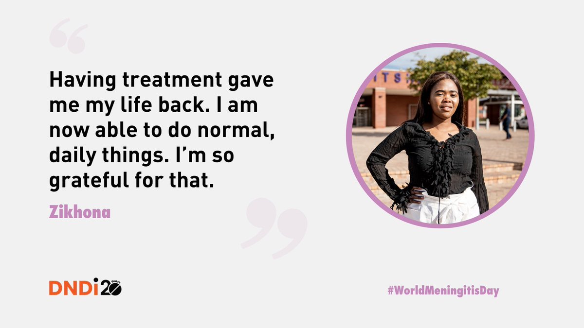 When Zikhona was diagnosed w/ cryptococcal #meningitis, she was in a lot of pain. She made a full recovery after receiving the right treatment.
 
Live-saving treatment exists but is scarce. On #WorldMeningitisDay, we need to make treatment more widely available. #EndCryptoDeaths