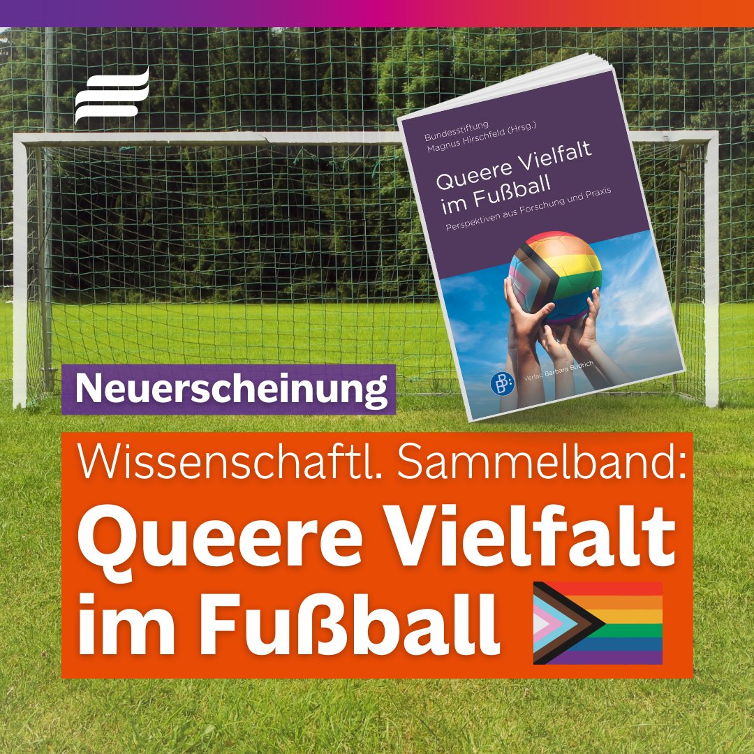 Hirschfeld-Stiftung (@mhstiftung) on Twitter photo Unser wissenschaftlicher #Sammelband “#Queere #Vielfalt im #Fußball” ist frisch bei @barbarabudrich erschienen. Jetzt #kostenfrei als #OpenAccess PDF herunterladen oder als Softcover bestellen auf: shop.budrich.de/produkt/queere… bzw. in der Buchhandlung Ihres Vertrauens. <a href="/fussballdivers/">Fußball für Vielfalt</a> Unser wissenschaftlicher #Sammelband “#Queere #Vielfalt im #Fußball” ist frisch bei @barbarabudrich erschienen. Jetzt #kostenfrei als #OpenAccess PDF herunterladen oder als Softcover bestellen auf: shop.budrich.de/produkt/queere… bzw. in der Buchhandlung Ihres Vertrauens. <a href="/fussballdivers/">Fußball für Vielfalt</a>