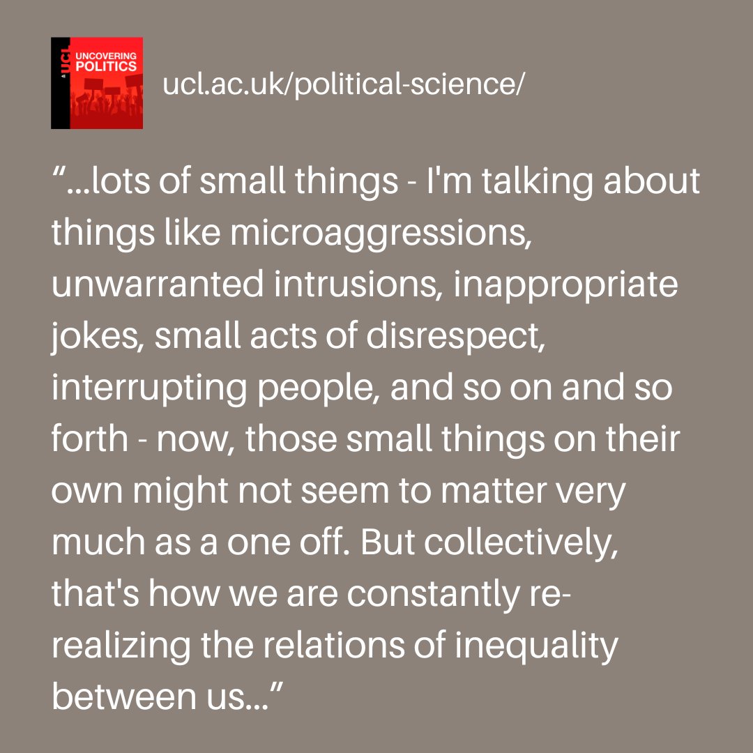 uclspp's tweet image. 🎙️ UCL Uncovering Politics 🎙️

We're back! And we've put regular host @EmilyMcTernan in the guest seat! Emily speaks to us about taking offence, a topic she explores in her new book.

Listen: ucl-uncovering-politics.simplecast.com/episodes/takin…

#politics #offence #society #philosophy