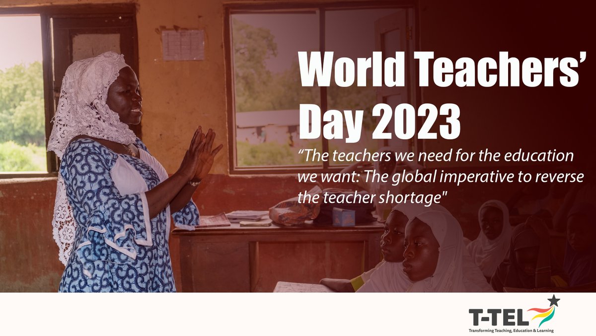 Happy World Teachers' Day.
Join us in celebrating the incredible dedication of the Ghanaian teachers who are shaping young minds and the future of our nation.