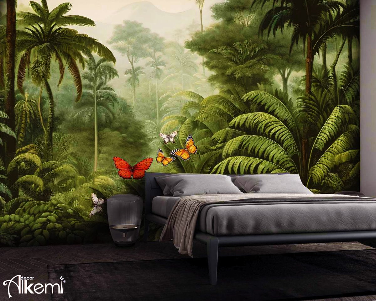 AlkemiD's tweet photo. In the heart of the tropics, where sunlight cascades,
Where vibrant hues meet in mysterious shades,
There lies a canvas of nature's own design,
A mural of splendor, a masterpiece divine.

#myhome #decor  #homedecor #interior #interiors  #homedesign  #instadecor  #instahome https://t.co/rwkUXJ2MeF