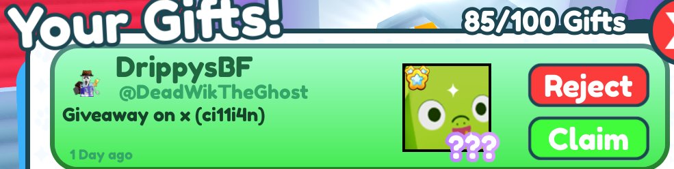 ibzforever's tweet image. 🔥PSX GIVEAWAY🔥- HUGE GOBLIN!
must: follow me and @ci11i4n 
rt + like
comment user
ends in 4 days!
gl 
#petsimulatorx