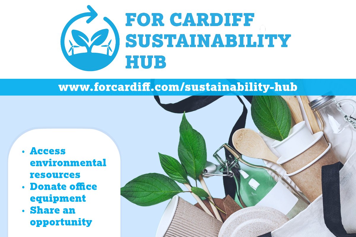 ♻️We have launched a Sustainability Hub for our member businesses to access resources, share best practice and swap office equipment. Find out more forcardiff.com/for-cardiff-la…