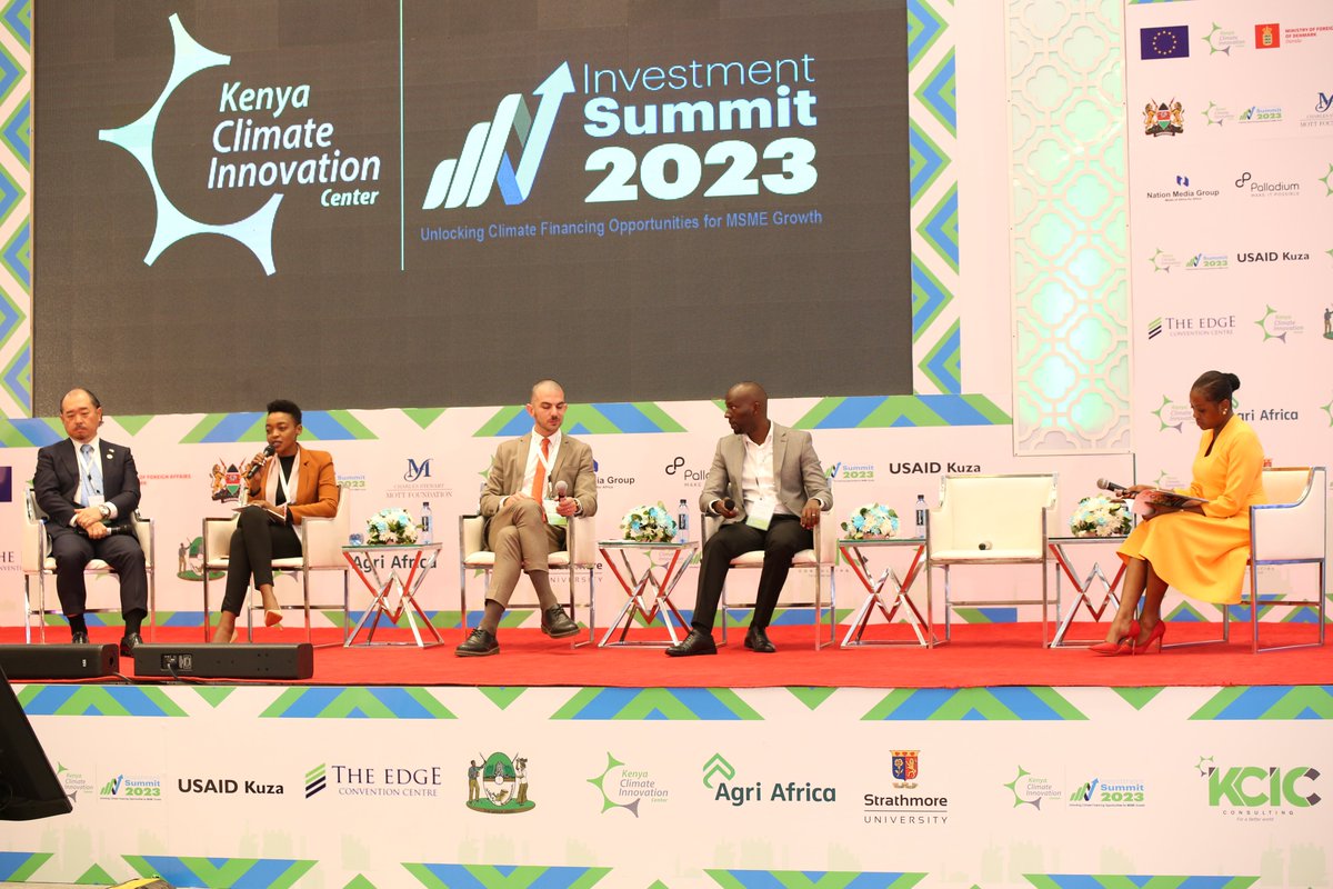 KenyaCIC's tweet photo. #KCICInvest2023 | #ClimateFinance 

"The @PalladiumImpact really focus on enabling the ecosystem for climate financing to be deployed and navigate from early stage business models to commercial maturity," said Mr. Federico Biadene, E.A Senior Program Associate @PalladiumImpact. https://t.co/5LwUbbUPLE