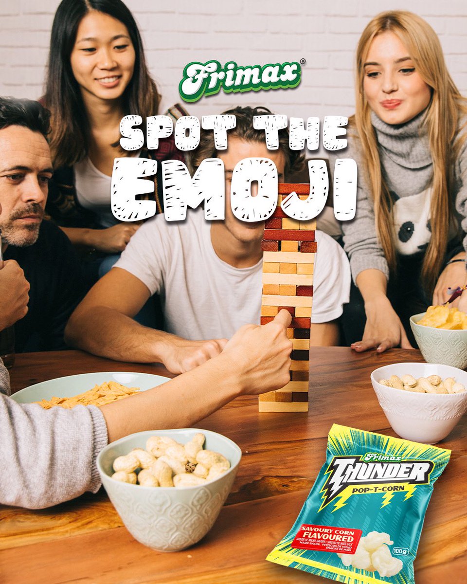 Frimax's tweet image. 👀 Can you spot the emoji in this Thunder Popcorn experience? Comment with your best emoji guess below! ⚡️🍿 #ThunderEmojiChallenge #PopcornFun #FrimaxFoods #ThunderPop #Thunder #SouthAfrica