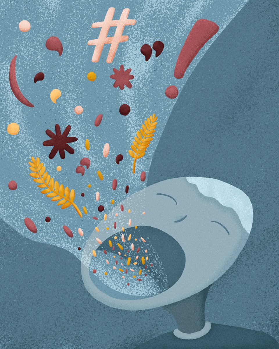 MY MESSAGE BY CECIL RAJENDRA 🌾
i want every punctuation ---
full-stop, comma and semi-colon
to turn into a grain of barley
millet, maize, wheat or rice
in the mouths of our hungry.
🍲Read now for free: portsidereview.com/free-reads