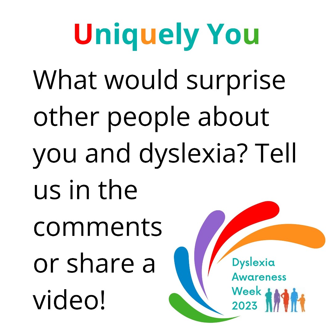 What would surprise other people about you and dyslexia? Tell us in the comments or share a video!
helenarkell.org.uk
#UniquelyYou #DAW23 #DyslexiaAwarenessWeek #Dyslexia