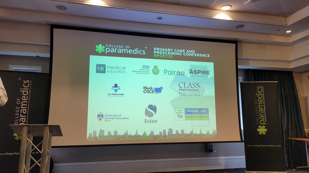 Rory O'Connor (@ocorory) on Twitter photo Ready for a great day at the <a href="/ParamedicsUK/">College of Paramedics</a> Primary Care and Prescribing Conference
So many amazing Paramedics in the room
Excited for it
#PCPC23 Ready for a great day at the <a href="/ParamedicsUK/">College of Paramedics</a> Primary Care and Prescribing Conference
So many amazing Paramedics in the room
Excited for it
#PCPC23