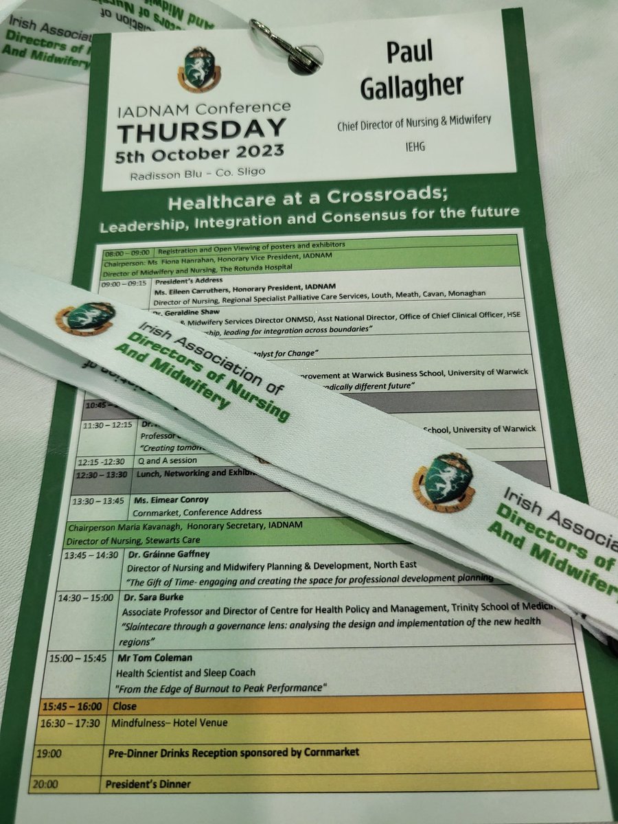 Paul Gallagher (@pgallagheriehg) on Twitter photo And we're off! <a href="/IADNAM1/">Irish Association Directors Nursing and Midwifery</a> ...... looking forward to the 2023 IADNAM ANNUAL CONFERENCE. A great programme in store over the next two days.
<a href="/GSGerShaw/">Dr. Geraldine Shaw</a> <a href="/NurMidONMSD/">ONMSD</a> <a href="/chiefnurseIRE/">CNO's Office</a> @IEHospitalGroup <a href="/annejon24065844/">annejones</a> <a href="/ceconroy/">Celine Conroy</a> <a href="/HSELive/">HSE Ireland</a> And we're off! <a href="/IADNAM1/">Irish Association Directors Nursing and Midwifery</a> ...... looking forward to the 2023 IADNAM ANNUAL CONFERENCE. A great programme in store over the next two days.
<a href="/GSGerShaw/">Dr. Geraldine Shaw</a> <a href="/NurMidONMSD/">ONMSD</a> <a href="/chiefnurseIRE/">CNO's Office</a> @IEHospitalGroup <a href="/annejon24065844/">annejones</a> <a href="/ceconroy/">Celine Conroy</a> <a href="/HSELive/">HSE Ireland</a>