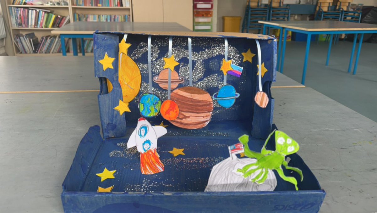 TogherGirls's tweet photo. Inspired by their research on the 'Space Race', Ms.Carmody's 4th @TogherGirls designed & created dioramas. ππ
@SpaceWeekIRL @blackrockcastle @cork_cesc @CrawfordArtGall @OrmondRoisin @SpaceNorah @PDSTSciences @esbscienceblast @ScienceWeek @mathsweek #integration #spaceandshape https://t.co/nXvf2sIQMy