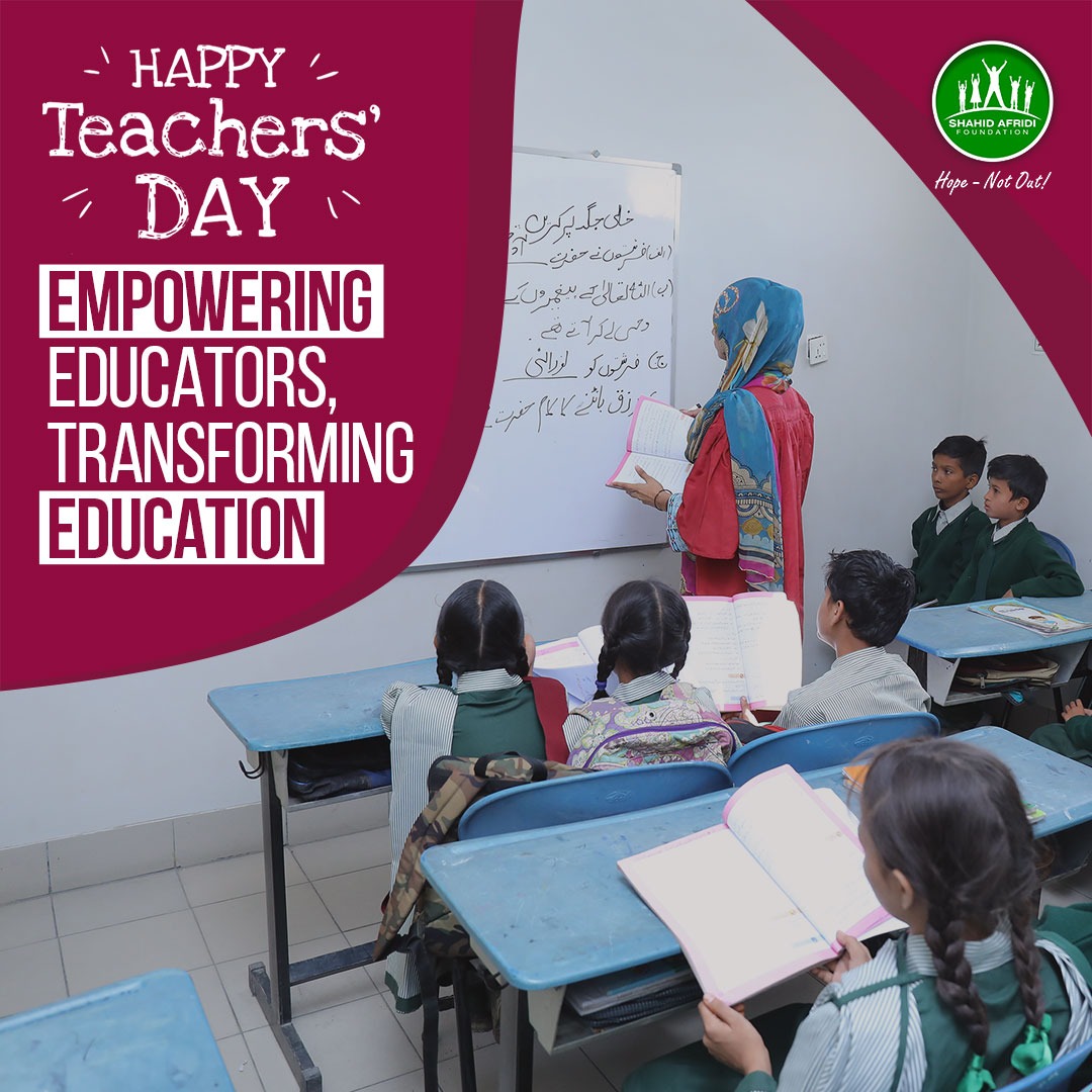 SAFoundationN's tweet photo. Happy Teacher’s Day to all our amazing instructors out there! We are especially thankful to the teachers at #SAFschools for their admirable problem-solving approach and continuous commitment to our #HopeNotOut mission. https://t.co/4qIJSmjDql