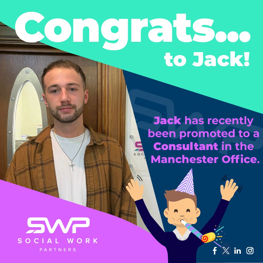 SWPartners_'s tweet image. Congratulations to Jack Field as he has been promoted to consultant this week!🥳

We have been told by the Manchester office that Jack has been smashing his new job role and has made his first deal already!

Huge well done to Jack from all of Team SWP!💗

#promotion #socialcare