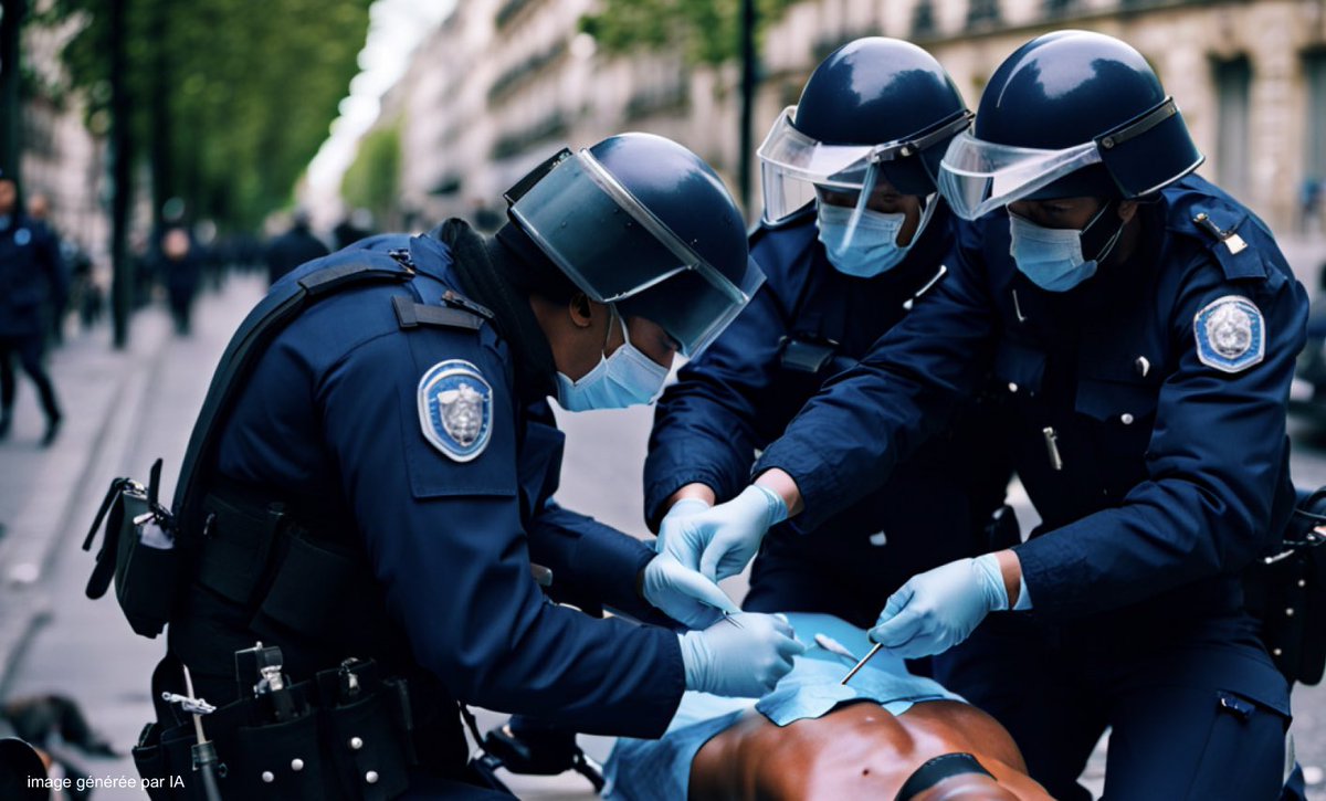 Services d’urgences saturés : les policiers devront soigner eux-mêmes les manifestants qu’ils ont tabassés pour libérer des lits dans les hôpitaux. 
#urgences #hôpital #santé