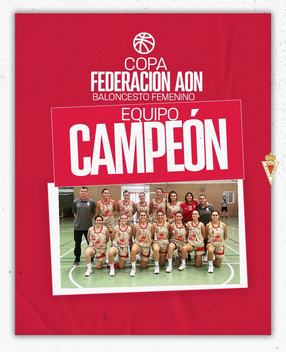 RMUBaloncesto's tweet photo. Copa Federación AON , Real Murcia Nacional Femenino ¡EQUIPO CAMPEÓN! https://t.co/NdZMmXaiyS