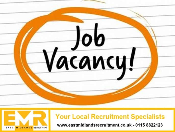 Jobs available NOW!
Call our team on 0115 8822123.

#jobvacancies #hiring #newjobs #derbyshire #nottinghamshire #derbyshirejobs