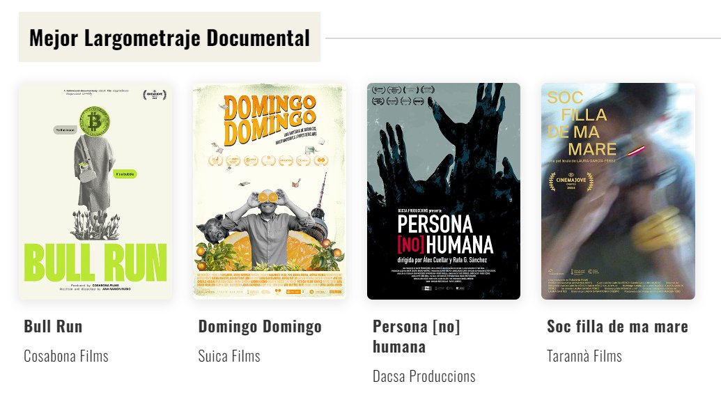 Muy contentos de anunciar que <a href="/PersonaNHumana/">Persona |no| Humana</a>  está nominada a Mejor Película Documental en los Premis Berlanga de la <a href="/avav_valencia/">Acadèmia Valenciana Audiovisual</a>  

¡Enhorabuena al resto de nominadas! 

¡Y muchas gracias a las académicas/os y sobre todo al equipo!