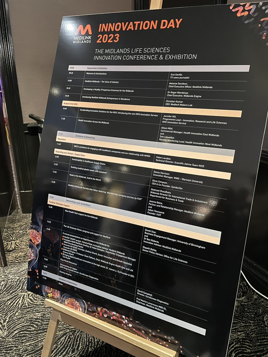 MedilinkMids's tweet photo. The Medilink Midlands Innovation Day event is well and truly underway!

We’re thrilled to have our peers, stakeholders, patrons and members join us, and we’re looking forward to the presentations starting in due course!

#LifeSciences #Networking #MedTech #Academics #Conference https://t.co/7hvE2Bl8BL