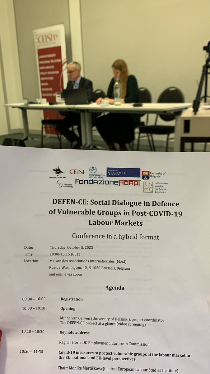 Now is starting the final conference of the #DEFENCE project