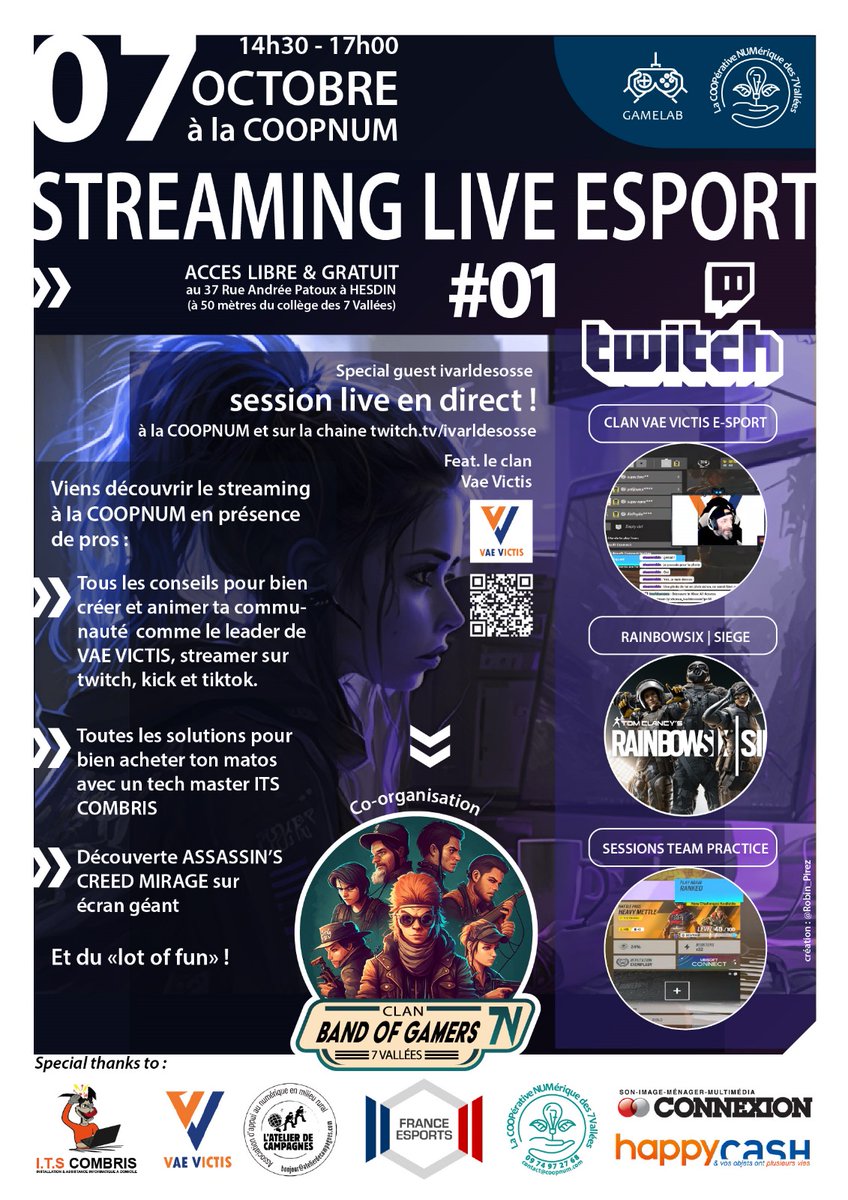 bonjour tous le monde , dsl de cette longue absence .petit évent samedi