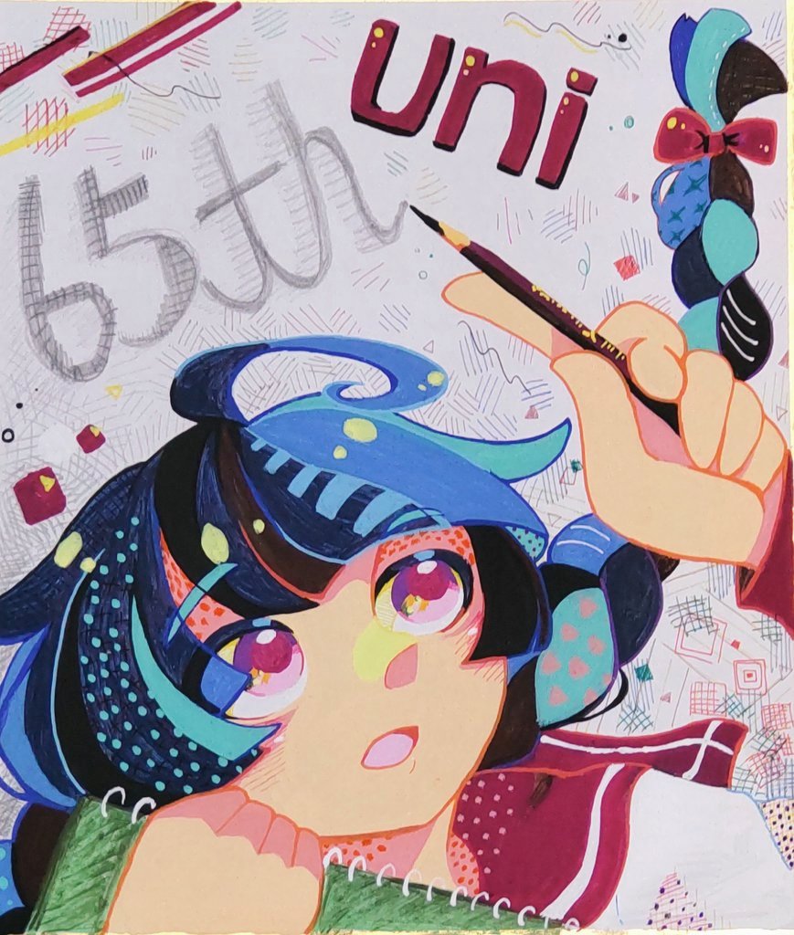 Mejirooooooorii's tweet photo. #uniweek
鉛筆uni 65周年おめでとうございます！！！
愛用のFと大好きなPOSCAやユニボールワンたちへの愛を込めて✍︎ https://t.co/dk6R2vvq4V