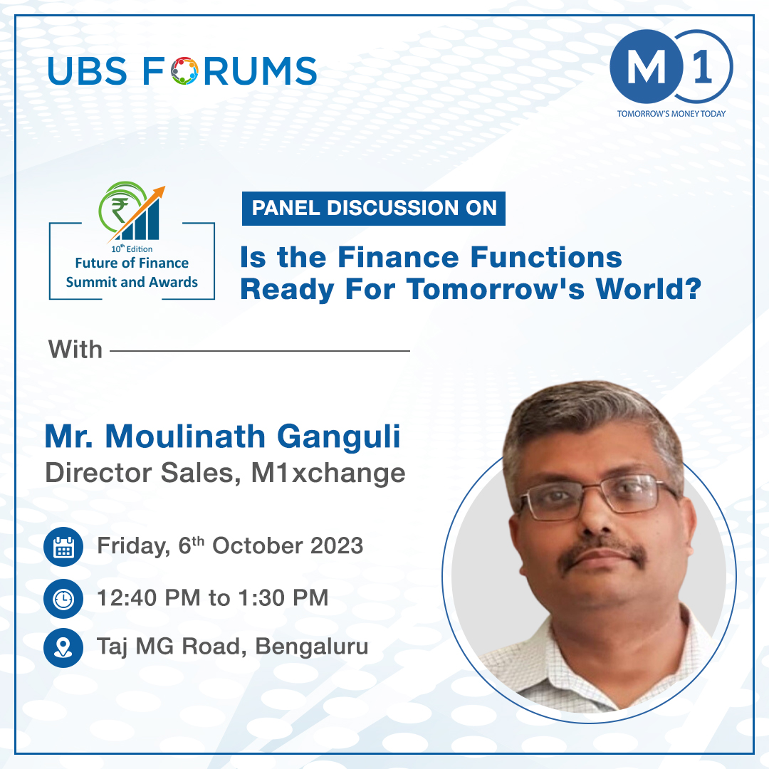 M1xchange's tweet image. Join the panel discussion with Mr. Moulinath Ganguli, Director Sales, M1xchange, as we partner with UBS for the 10th Future of Finance Awards 2023.

#EventAlert #AIForFinance #M1xchange