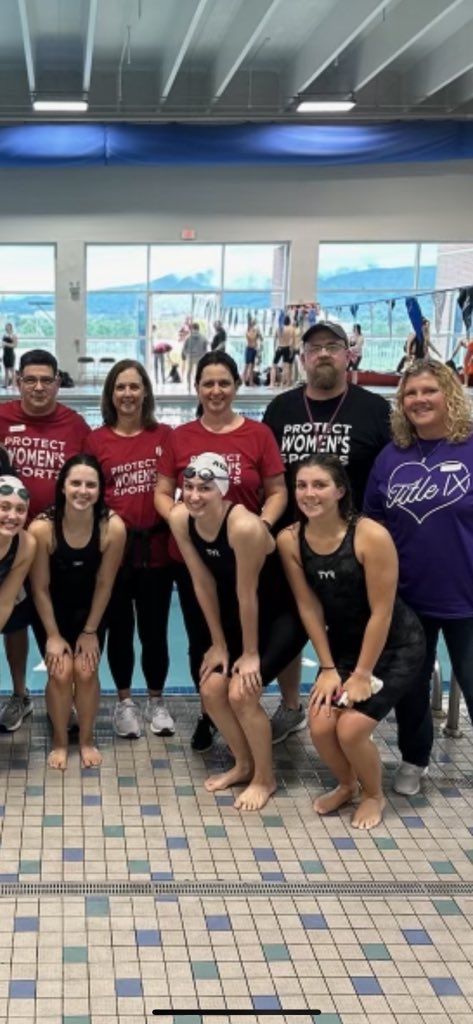 THIS is how parents need to show up to games/races/meets when their daughters have a male competing alongside them. Good on these parents for defending their daughters. The tide is turning! 🌊