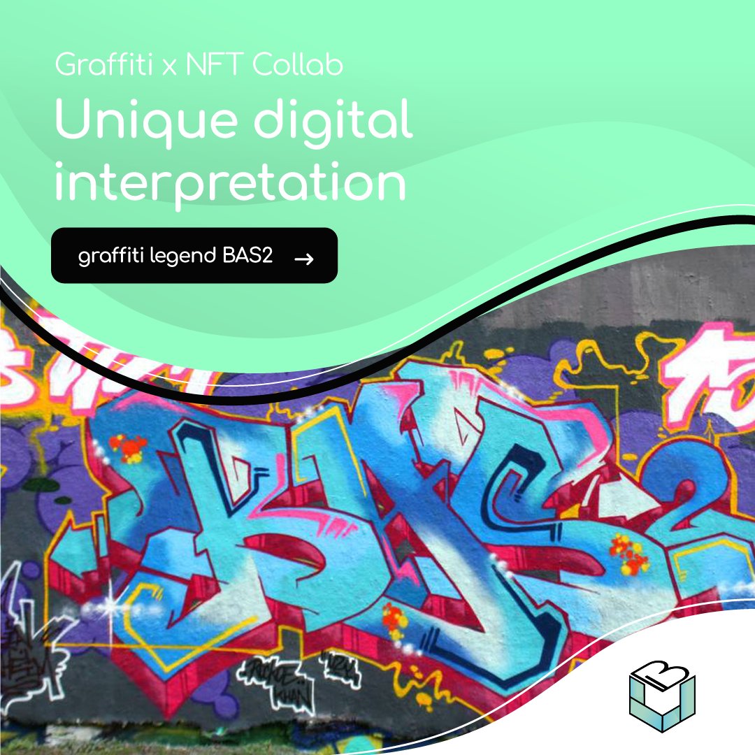 blockunique1's tweet photo. When old school graffiti collides with new tech! ๐ฅ See an original tag reimagined for the digital age by legend BAS2. Own the 1 of 1 #NFT collaboration. ๐จ๐ #graffitiart #berlingraffiti #trainbombing https://t.co/2vMGaHh7Ry