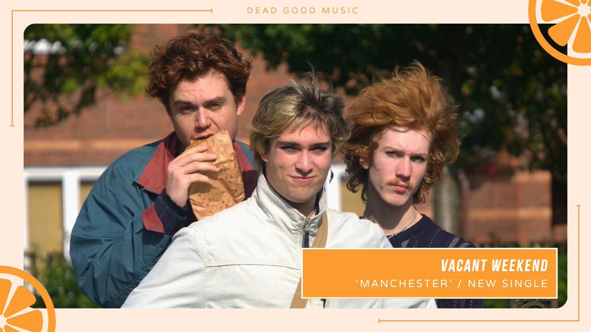 deadgoodmusic_'s tweet photo. NEW SINGLE 🍊 @vacant_weekend kick off into the unknown with 'Manchester' 🪐

"...a superb song that highlights everything we’ve come to expect, but with slight additions that allow us to dip our toes in this water of new sound..."

📝 https://t.co/wenWfP6di1
✍️ @adamsoundsgood https://t.co/IdL0Tq1thy