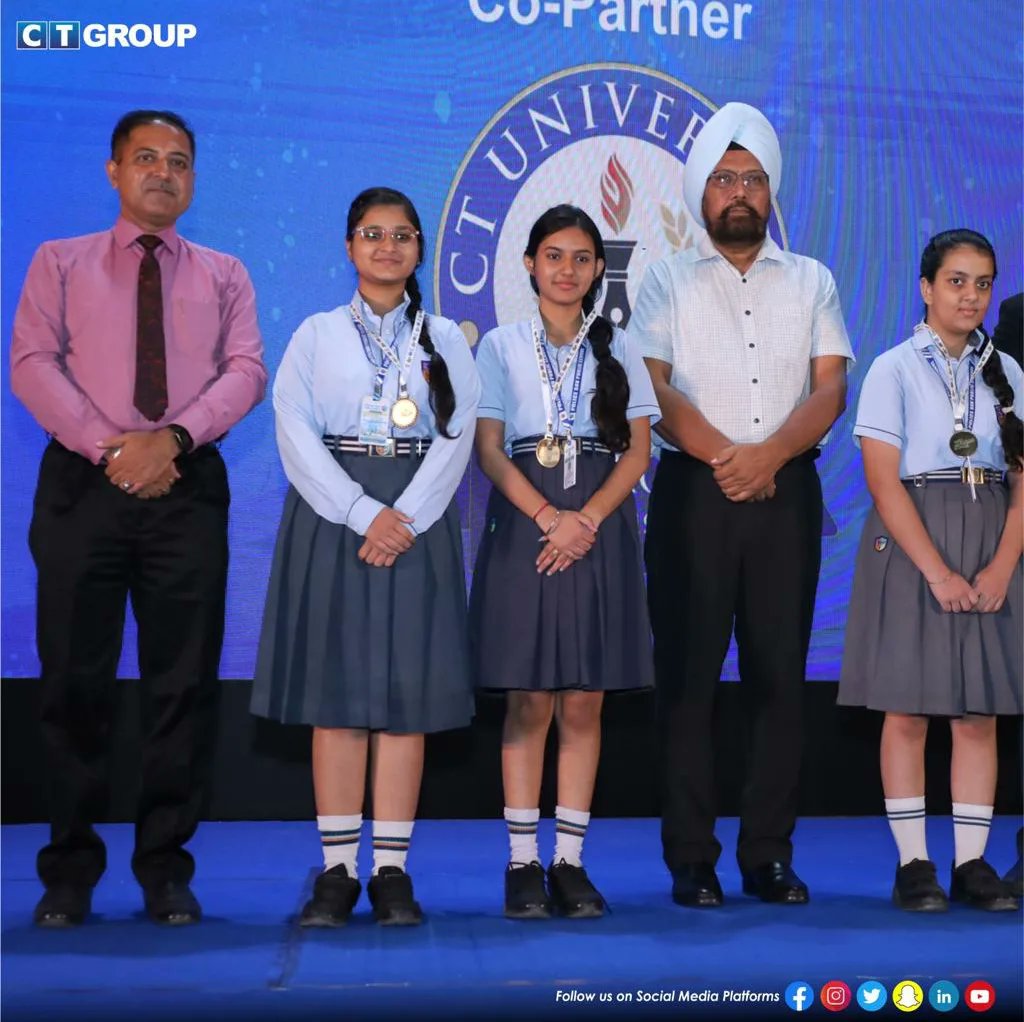 CTGroupshahpur's tweet photo. CT Group proudly welcomed PTC Academic Stars to the grand Sardarni Manjit Kaur Auditorium.
@cjschanni
@manbir_s
@ptcnews
#CTGrouo #bestcollege #ptcacademicstars #academicstars #achivement
#studentsachievement #education
#ptc #shahpur #southcampus https://t.co/qa6pbTiqk3