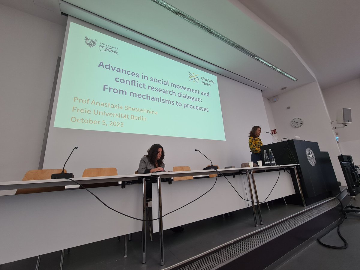 protestinstitut's tweet photo. This year's ipb annual conference #ipb2023 is starting today at @FU_Berlin @interact_FU with a keynote speech by @AShesterinina on advances in social movement and conflict research dialogue. https://t.co/4JQIW7MN9W