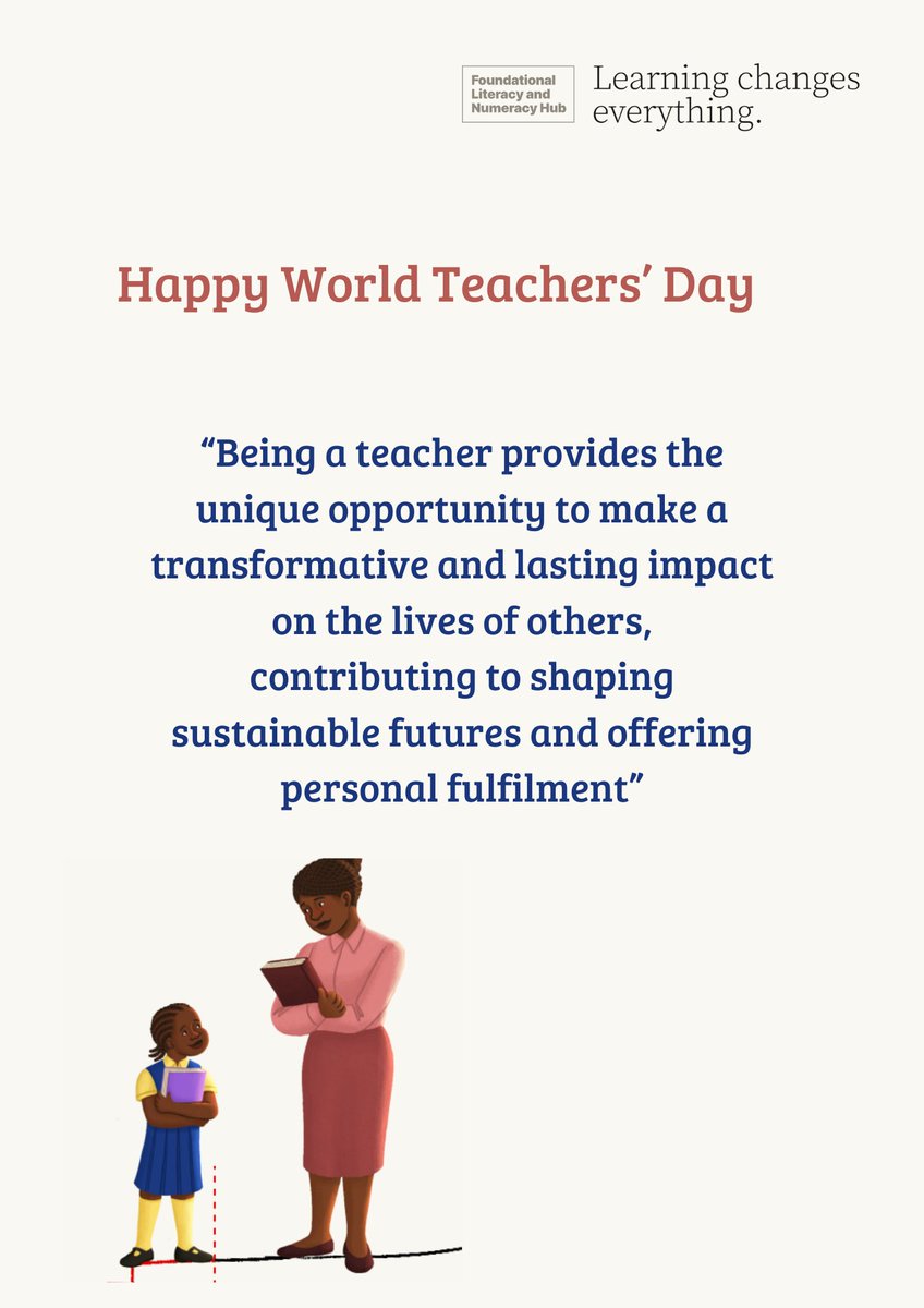 Teachers play a vital role in shaping the minds of the next generation. They need to feel supported in their work. This means having adequate resources, a reasonable workload, and a safe and respectful work environment. #WTD2023 #InvestinTeachers #WorldTeachersDay2023