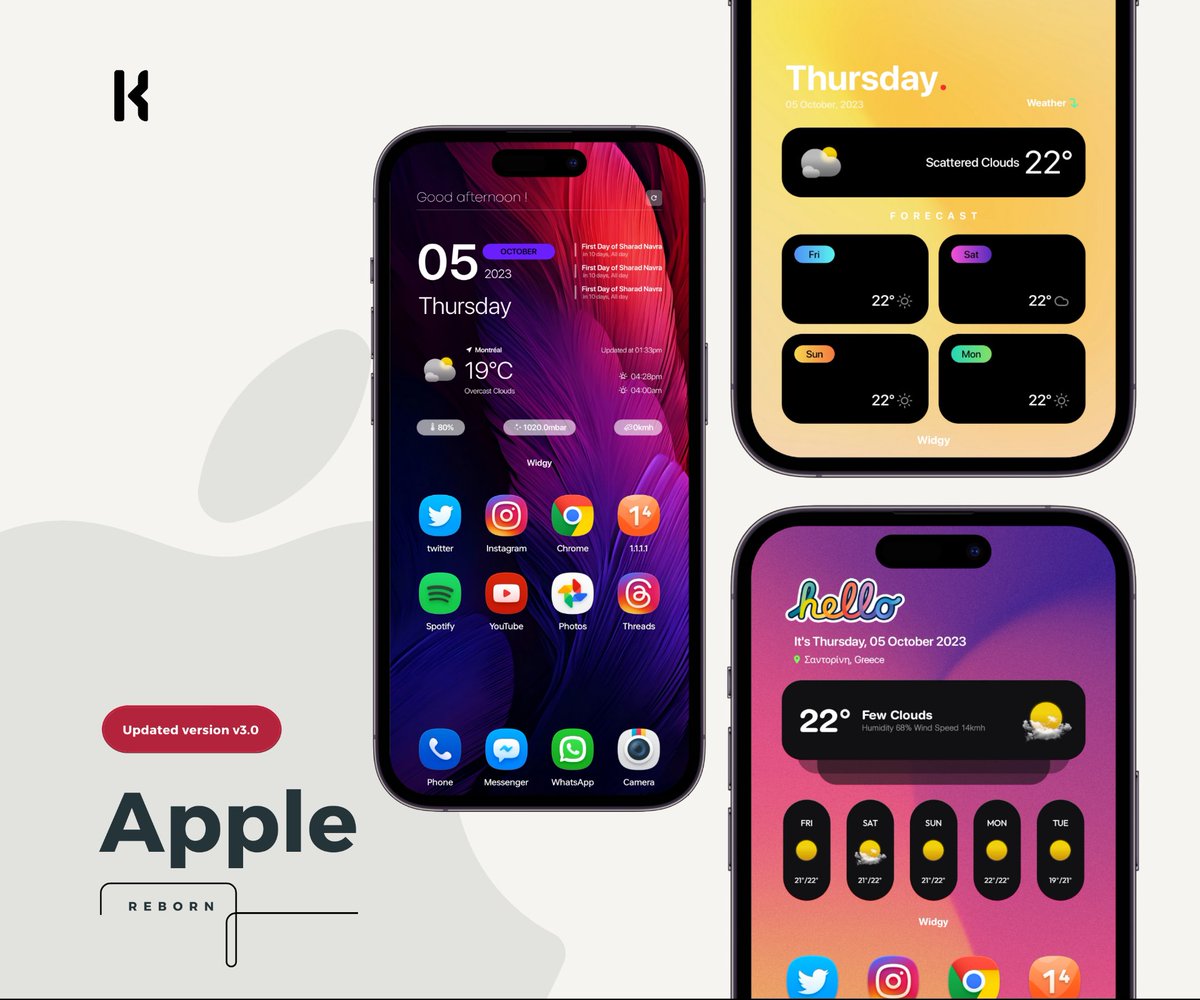 RajjAryaa's tweet image. Attention 📣
Android enthusiasts! ✨ 

Apple Reborn KWGT 
has just dropped a game-changing update with 5 brand new widgets to elevate your home screen aesthetics! 📱💫  

Download Now👇 play.google.com/store/apps/det…

#AppleRebornKWGT #HomeScreenCustomization #WidgetEnthusiast