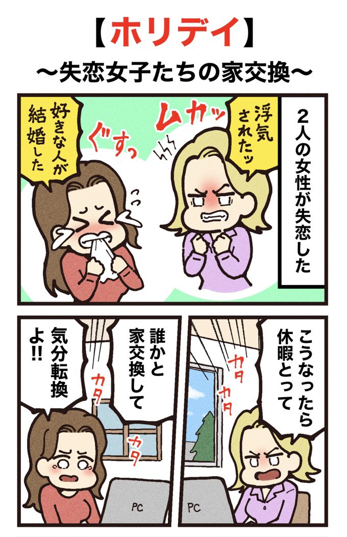 映画紹介マンガ
【ホリデイ】 