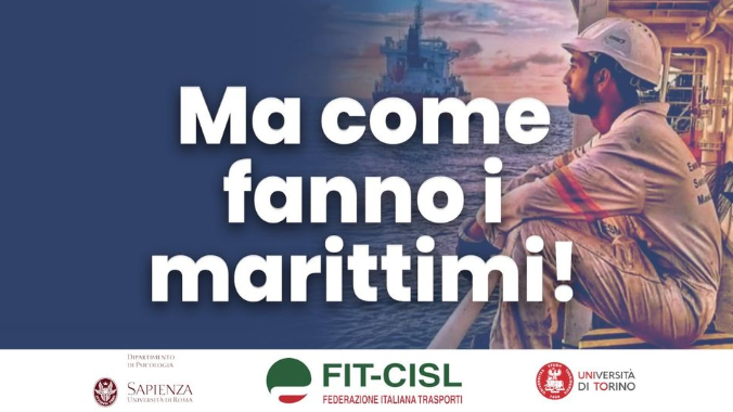 FitCisl's tweet photo. #5ottobre 🚢Ma come fanno i #marittimi! La #ricerca sul benessere della gente di mare, realizzata a cura dei Dip. Psicologia lavoro di @unito e @dip_psi @SapienzaRoma, in collaborazione con la @FitCisl 
🔍Leggi i risultati dello studio e le dichiarazioni https://t.co/Kb1Xmikeji https://t.co/7Bx9qvpSbS