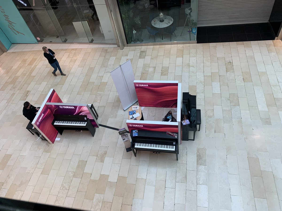 KeysoundUK's tweet photo. Keysound and Yamaha are here to the Highcross in Leicester, until the 8 Oct. Steve (Keysound) and Paul Thirkettle (Top Yamaha Demonstrator) will be on hand to show you these fantastic instruments.
Find us opposite Lacoste in the lower mall of the @Highcross https://t.co/p0TABFkMp6