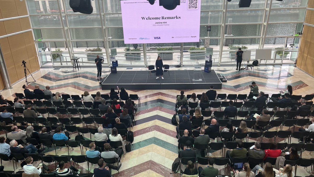 Chris_Skinner's tweet image. Today’s event #fintechasaforceforgood ⁦@InnFin⁩