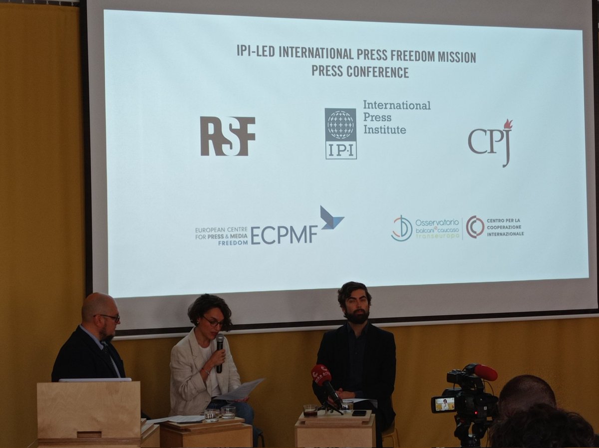 globalfreemedia's tweet photo. "Turkey’s press freedom crisis deepens amid earthquake and national elections."
Our joint press release concluding this week's #PressFreedom mission to #Turkey 👇
https://t.co/Nv2DURUkDz https://t.co/RvnuXCzYAo