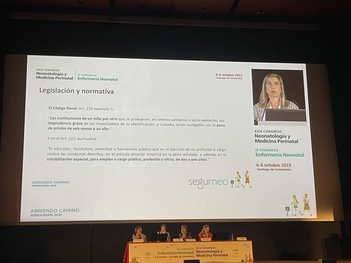 martaelr's tweet photo. En #seen23 y #seneo2023
también se habla de #seguridad.
Los profesionales de la #salud tenemos nuestra parte de responsabilidad en la identificación y custodia del recién nacido. #SegPac https://t.co/uksoopTHiF