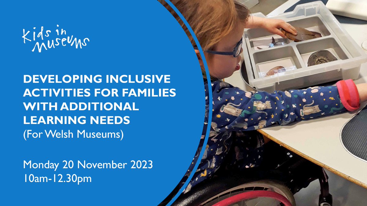 kidsinmuseums's tweet image. Thanks to Welsh Government funding @WGCulture, we're offering a FREE webinar for museums &amp;amp; heritage sites in Wales.

🟡 Developing inclusive activities for families with Additional Learning Needs 🟡
With @WelshMuseumsFed @SENDinMuseums &amp;amp; @DTCSwansea
bit.ly/3LPvd6V